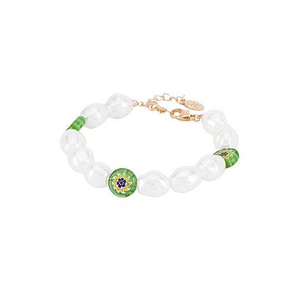 8 Other Reasons X REVOLVE Rockfort Bracelet Green Like New - Picture 1 of 1